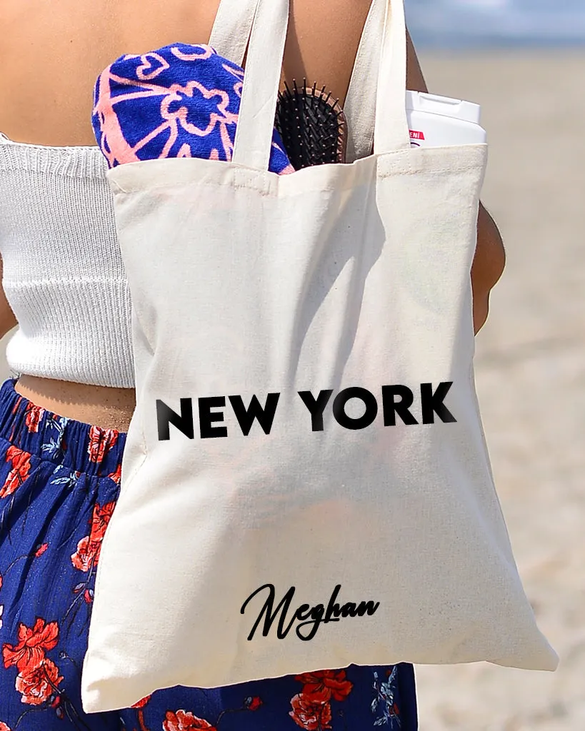 New York Tote Bag - State Tote Bags