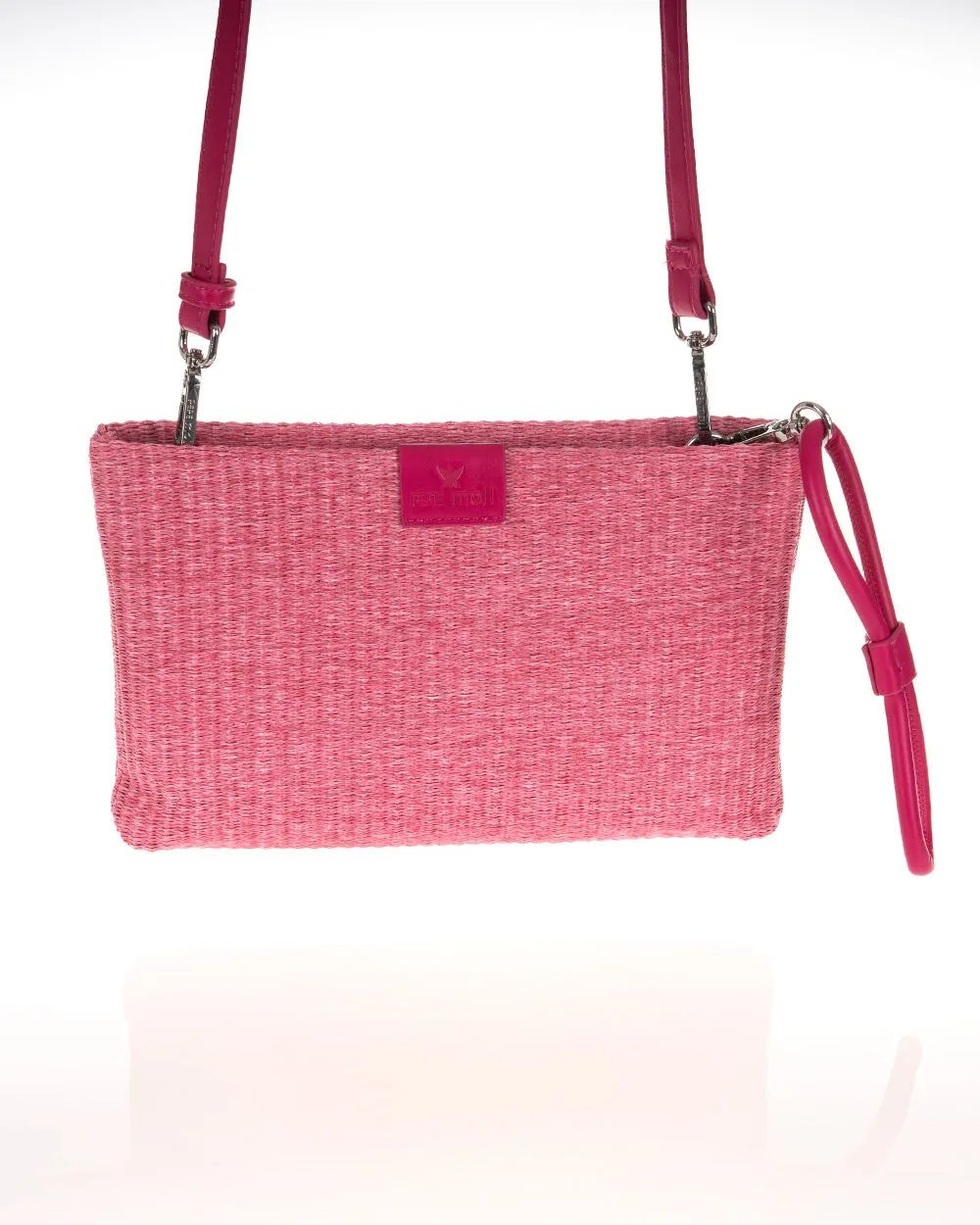 Pepe Moll Penelope Fuchsia Lightweight Clutch & Shoulder Bag