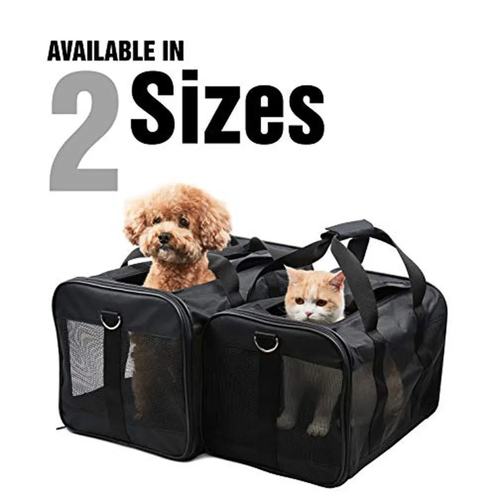 Pet Travel Carrier Soft Sided Portable Bag -L