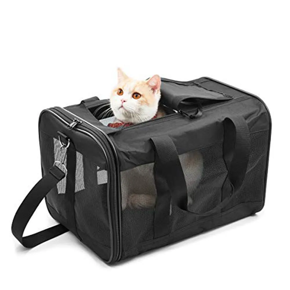 Pet Travel Carrier Soft Sided Portable Bag -L