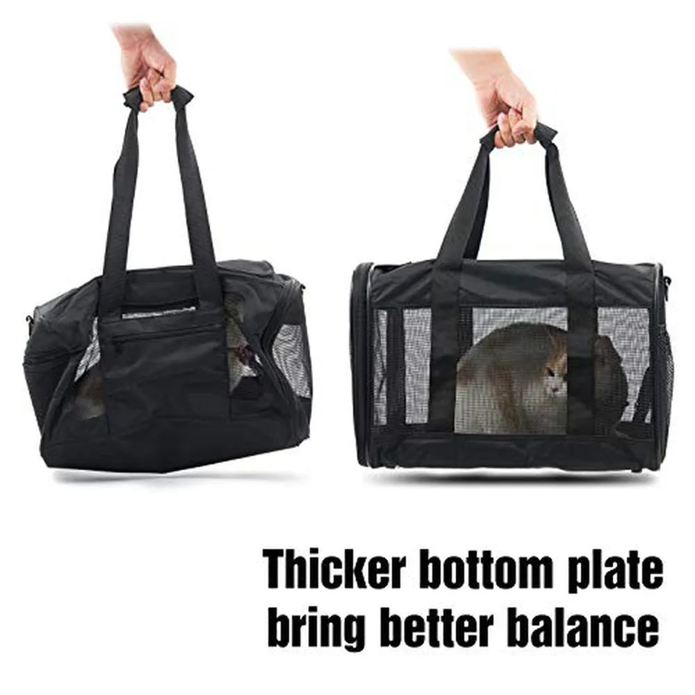 Pet Travel Carrier Soft Sided Portable Bag -L