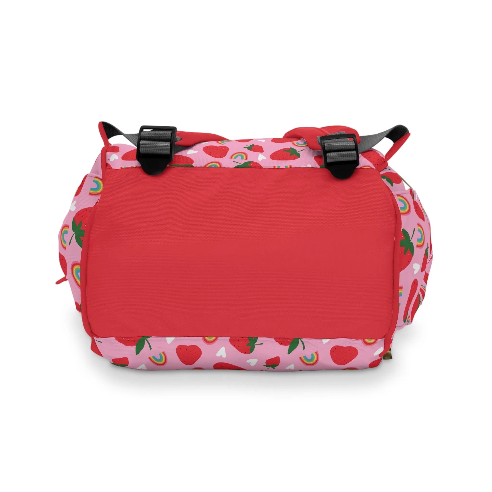 Pink & Fruity Multi-Function Baby Changing Backpack Bag - Strawberry Fields