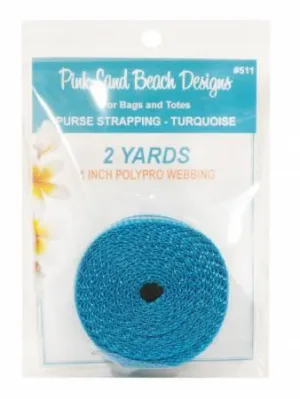 Purse Strapping - Turquoise