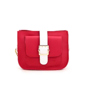 Red Formal Shoulder Bag P55269