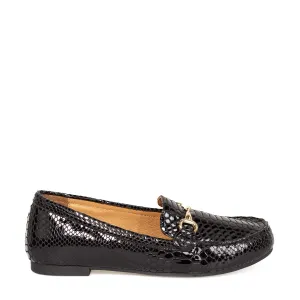 ROMEO Black Patent Croc