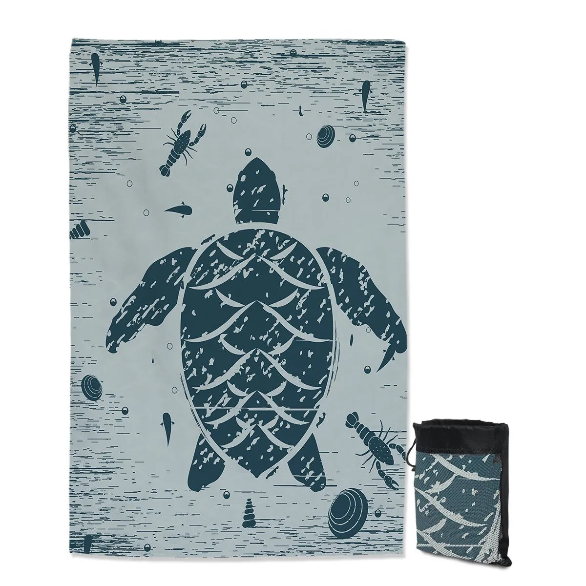 Sea Turtle Treasure Sand Free Towel