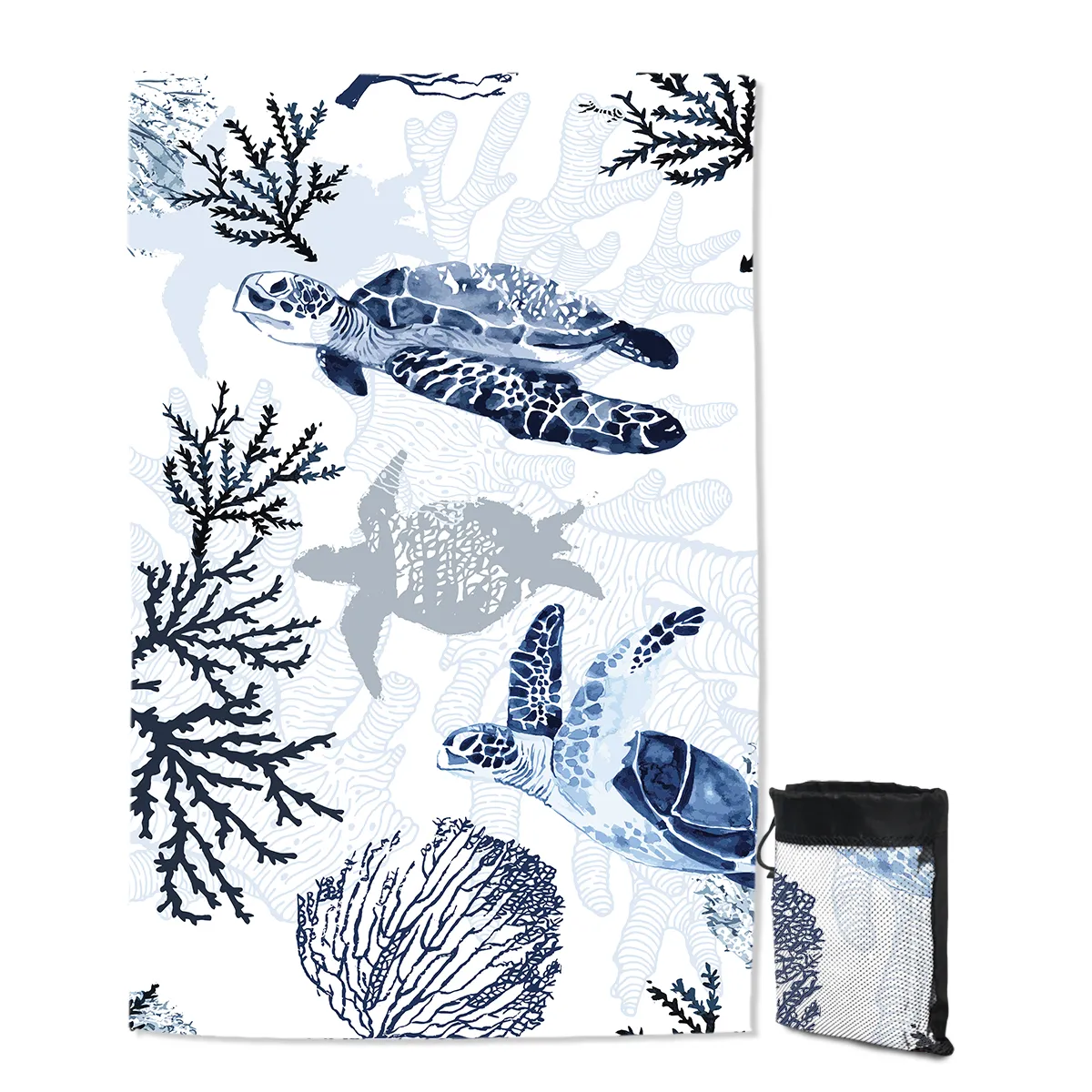 Sea Turtle Wonders Sand Free Towel