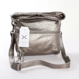 Thandana Erica Metallic Leather Handbag