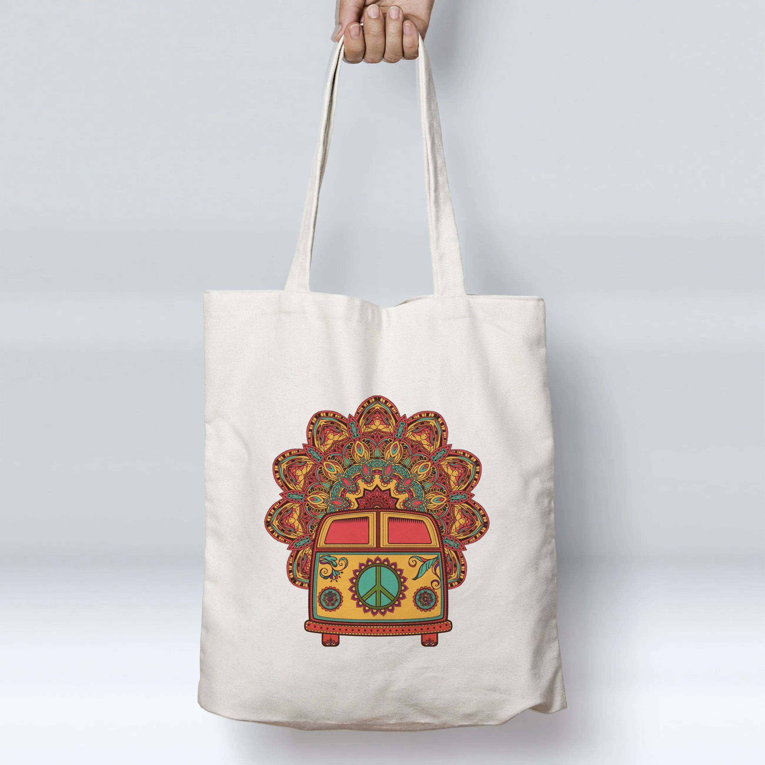 The Happy Bus Beach Tote