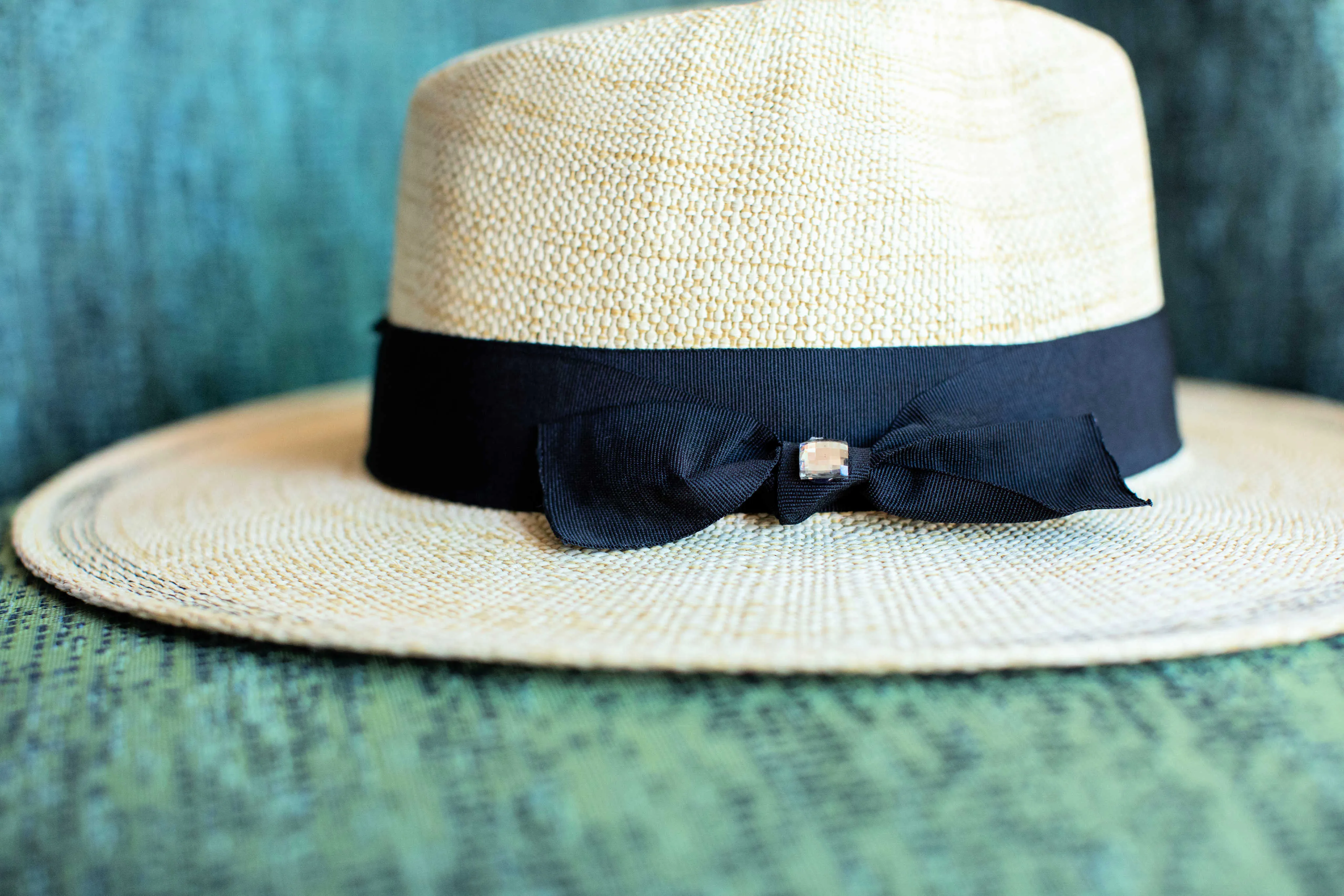 The Janessa Panama Hat w/ Black Band