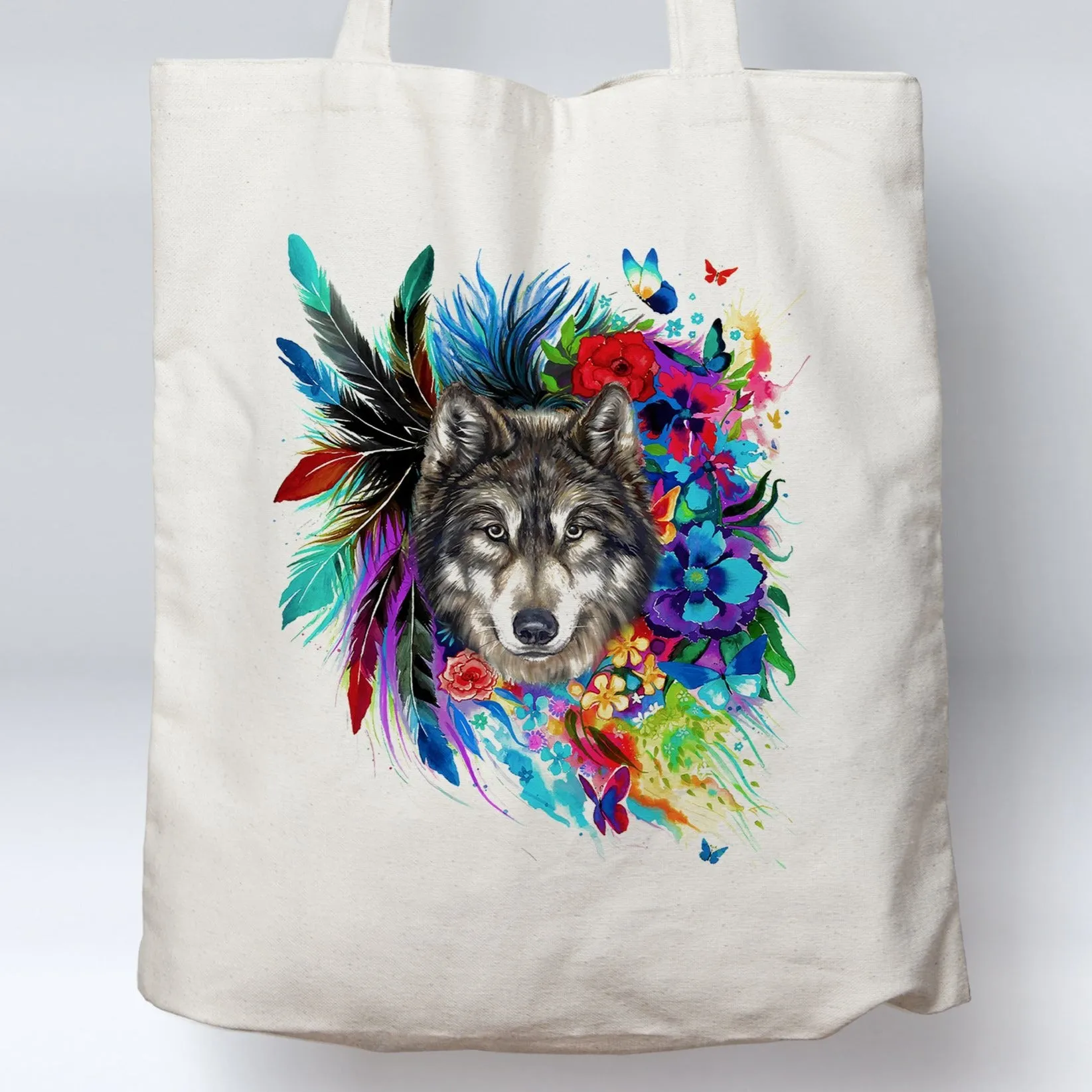 The Original Wolf Spirit Beach Tote