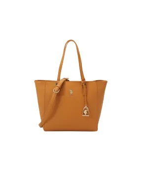 US POLO ASSN. WOMEN NEW JONES SHOPPING IN CAMEL