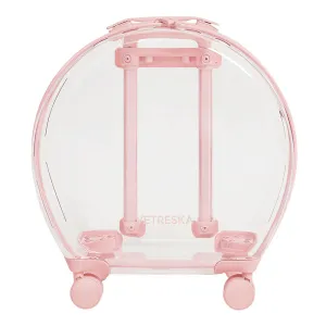 VETRESKA Bubble Carrier For Cats & Dogs (Pink, Transparent)