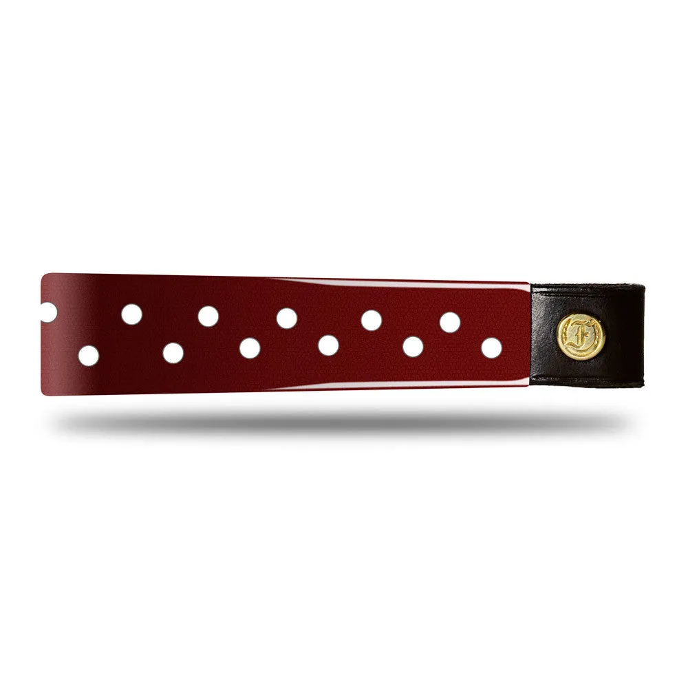 Wide Tapered Browbands with Small White Dots