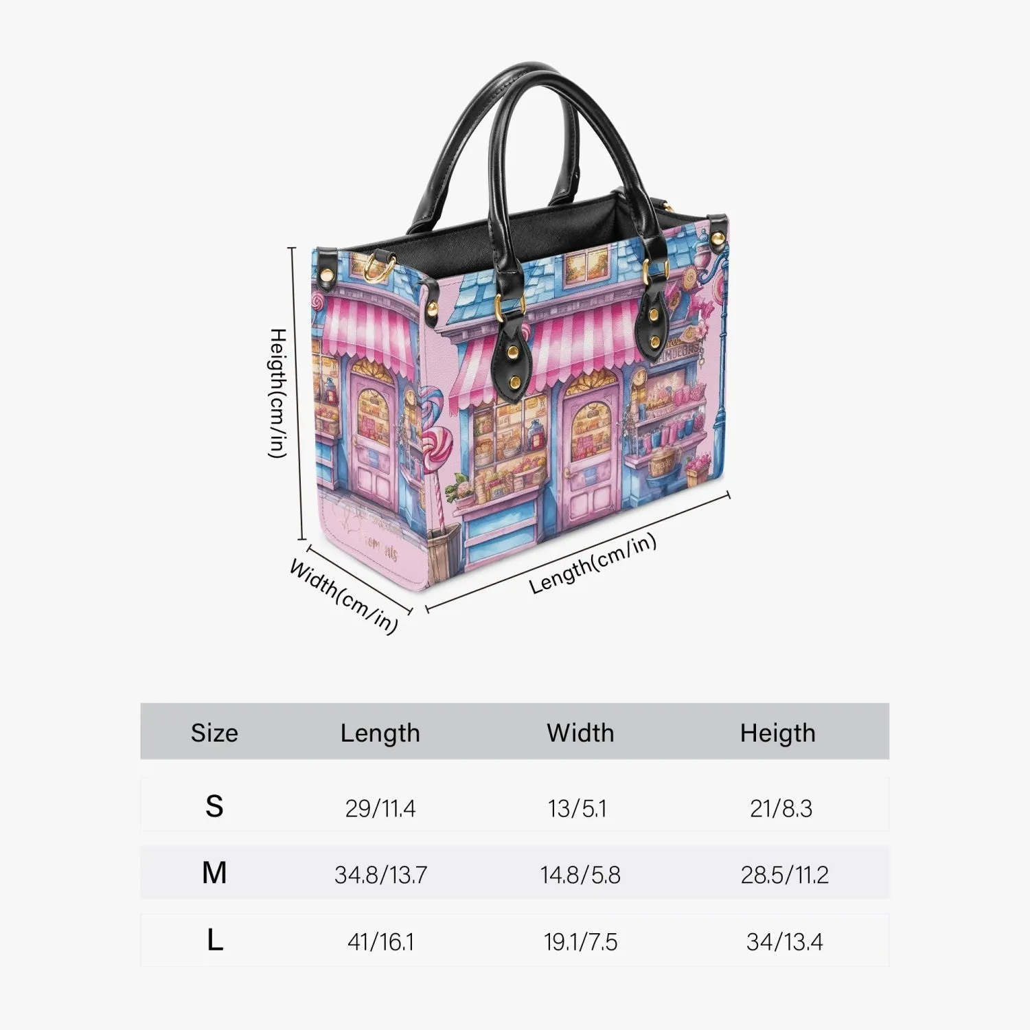 Women's Tote Bag - Candy Floss - Candy Swirls