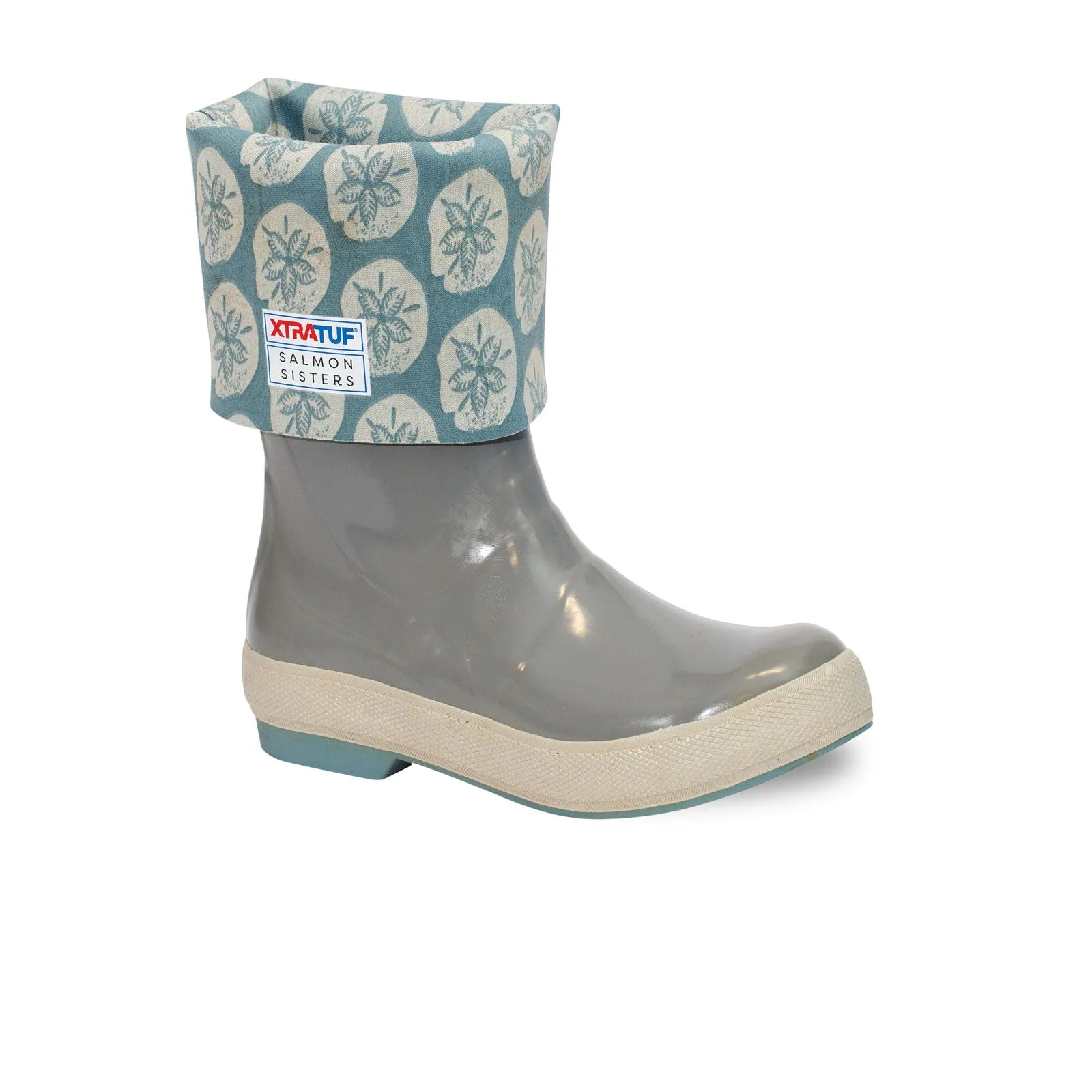 XtraTuf Salmon Sisters 15" Legacy Rain Boot (Women) - Gray/Sand Dollar