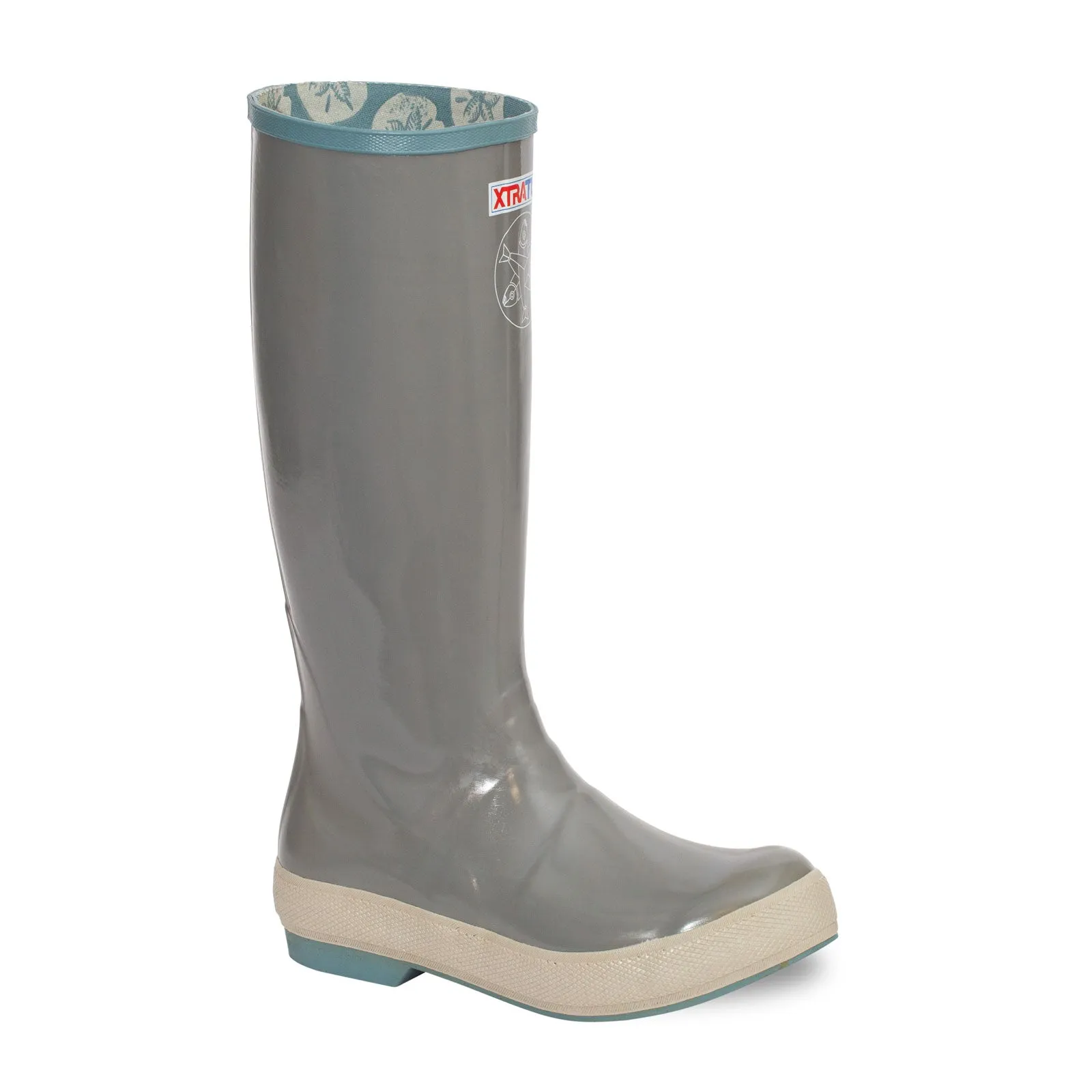 XtraTuf Salmon Sisters 15" Legacy Rain Boot (Women) - Gray/Sand Dollar