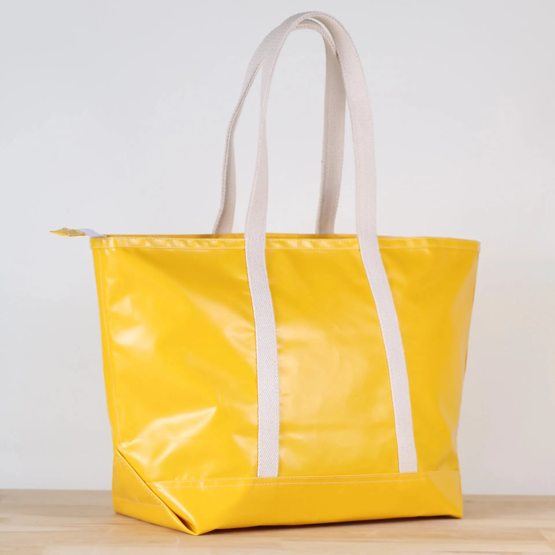 Yellow Big Sur Splash Tote Bag