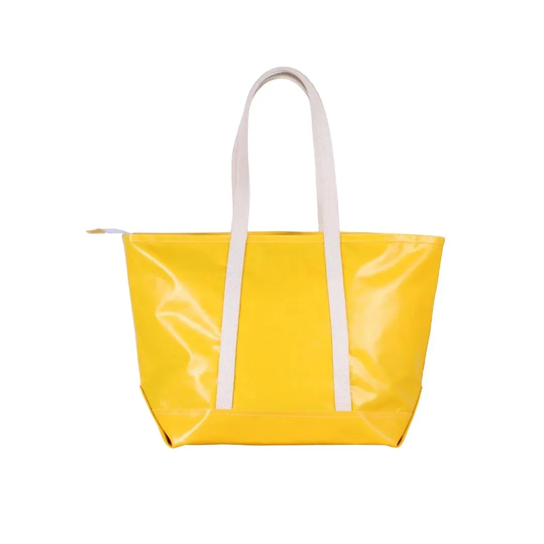 Yellow Big Sur Splash Tote Bag